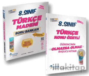8. Sınıf Türkçe Madeni Soru Bankası - Olmazsa Olmaz Başucu Kitabı
