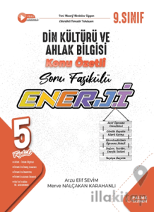 9. Sınıf Enerji Din Kültürü ve Ahlak Bilgisi Konu Özetli Soru Fasikülleri (5 Fasikül)
