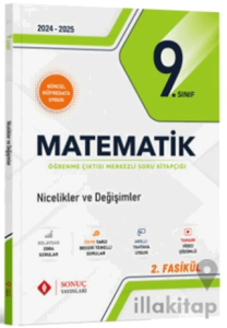 9. Sınıf Matematik Nicelikler Ve Değişimler