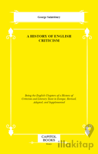 A History of English Criticism