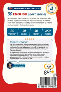 A1 - A2 English 30 Short Stories For Beginners (Yeni Başlayanlar İçin 30 İngilizce Türkçe Kısa Hikaye)