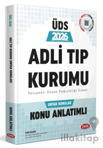 Adli Tıp Kurumu 2026 ÜDS Ortak Konular Konu Anlatımlı