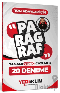 AGS KPSS ALES DGS YKS Tüm Adaylar İçin Paragraf Tamamı Video Çözümlü 20 Deneme