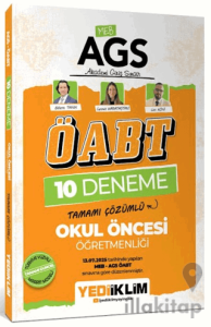 AGS ÖABT Okul Öncesi Öğretmenliği Tamamı Çözümlü 10 Deneme Sınavı