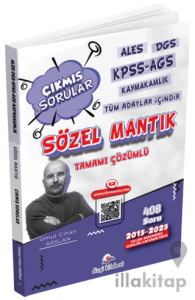 ALES DGS KPSS AGS Kaymakamlık Tüm Adaylar İçin Sözel Mantık Tamamı Video Çözümlü Çıkmış Sorular