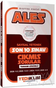 ALES Sayısal Yetenek Master Serisi Tamamı Çözümlü Son 10 Sınav Çıkmış Sorular