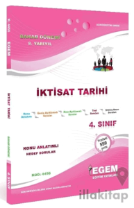 AÖF 4. Sınıf İktisat Tarihi Bahar Dönemi 8. Yarıyıl Konu Anlatımlı Soru Bankası