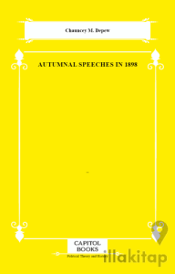 Autumnal Speeches in 1898