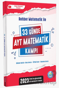 AYT / 33 Günde AYT Matematik Kamp Kitabı