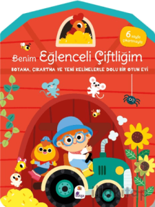 Benim Eğlenceli Çiftliğim - Boyama, Çıkartma ve Yeni Kelimelerle Dolu Bir Oyun Evi (6 Sayfa Çıkartmasıyla)