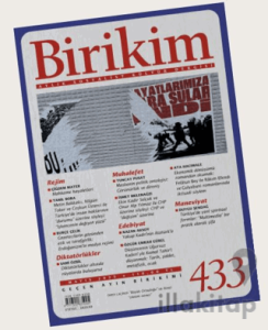 Birikim Aylık Sosyalist Kültür Dergisi Sayı: 433 Mayıs 2025