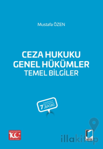 Ceza Hukuku Genel Hükümler Temel Bilgiler