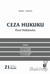 Ceza Hukuku Özel Hükümler