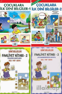 Çocuklar İçin Faaliyetli ve Etkinlikli Temel Dini Bilgiler Seti (4 Kitap)