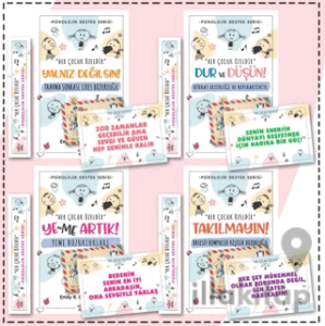Çocuklar İçin Psikoloik Destek Serisi 4 Kitap (Set 1)