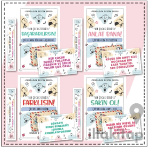 Çocuklar İçin Psikoloik Destek Serisi 4 Kitap (Set 2)