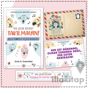 Çocuklar İçin Psikolojik Destek Serisi - Çocuklarda Obsesif Kompulsif Kişilik Bozukluğu - Kartpostal ve Ayraç