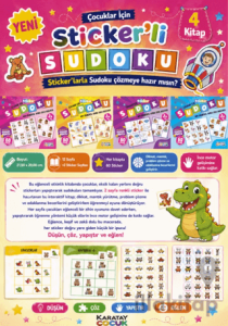 Çocuklar İçin Sticker’li Sudoku - 4 Kitap