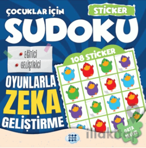 Çocuklar için Sudoku - Sticker Hediyeli Orta Seviye 3