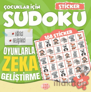 Çocuklar için Sudoku - Sticker Hediyeli Zor Seviye 2
