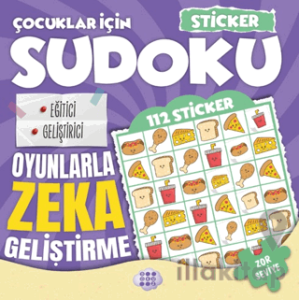 Çocuklar için Sudoku - Sticker Hediyeli Zor Seviye 4