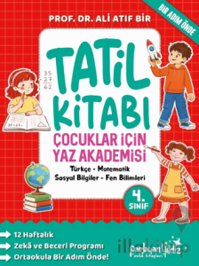 Çocuklar İçin Yaz Akademisi 4. Sınıf Tatil Kitabı