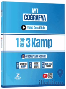 Coğrafyanın Kodları AYT Coğrafya 1 Kitap 3 Kamp Video Ders Kitabı