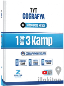 Coğrafyanın Kodları TYT Coğrafya 1 Kitap 3 Kamp Video Ders Kitabı