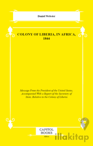 Colony of Liberia, in Africa, 1844