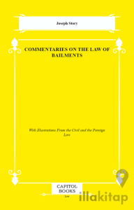 Commentaries on the Law of Bailments