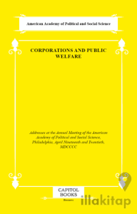 Corporations and Public Welfare