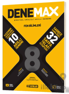 Denemax 8. Sınıf Fen Bilimleri 10’lu Akıllı Deneme