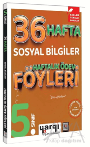 Ders Arkadaşım 5. Sınıf Sosyal Bilgiler 36 Haftalık Ödev Föyleri