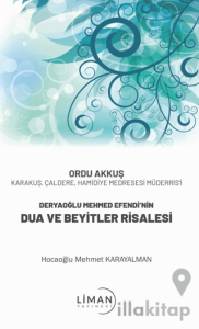 Deryaoğlu Mehmed Efendi’nin Dua Ve Beyitler Risalesi