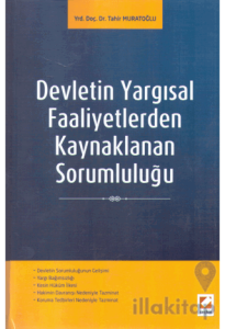 Devletin Yargısal Faaliyetlerden Kaynaklanan Sorumluluğu