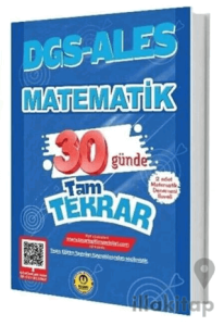 DGS - ALES Matematik 30 Günde Tam Tekrar Soru Bankası