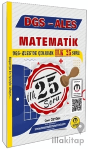 DGS ALES Matematik İlk 25 Çıkacak Soru Çözümlü