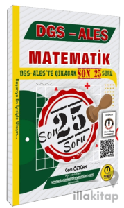 DGS ALES Matematik Son 25 Çıkacak Soru Bankası