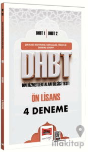 DHBT 1 - DHBT 2 Ön Lisans 4 Deneme Sınavı