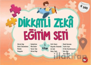 Dikkatli Zeka Eğitim Seti 1. Kitap (4 Yaş)