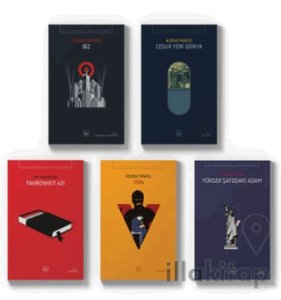 Distopya Seti (Fahrenheit 451, Cesur Yeni Dünya, Yüksek Şatodaki Adam, 1984, Biz)