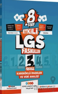 Etkili Matematik Yayınları 8. Sınıf Etkili LGS Fasikül Köklü İfadeler 3