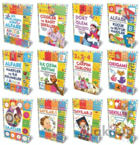 Etkinlik Kitapları Seti (12 Kitap Takım)