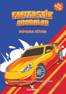 Fantastik Arabalar Boyama Kitabı