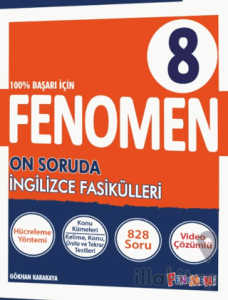 Fenomen 8 On Soruda İngilizce Fasikülleri (4 Fasikül)