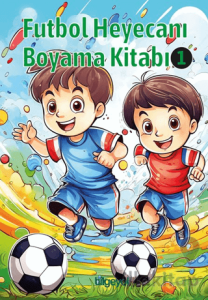 Futbol Heyecanı Boyama Kitabı 1