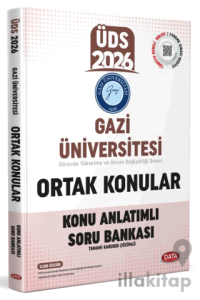 Gazi Üniversitesi ÜDS Ortak Konular Konu Anlatımlı Soru Bankası