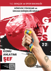 Görevde Yükselme ve Ünvan Değişikliği Sınavı Şef