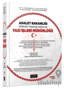 GYS Adalet Bakanlığı Yazı İşleri Müdürlüğü Konu Anlatımı ve 1000 Soru Görevde Yükselme