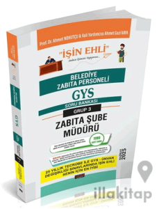 GYS Belediye Zabıta Personeli Zabıta Şube Müdürü Soru Bankası